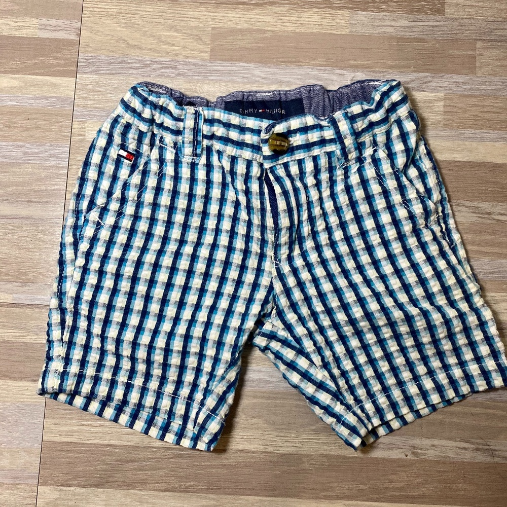 Tommy Hilfiger Seersucker Checkered Plaid Shorts